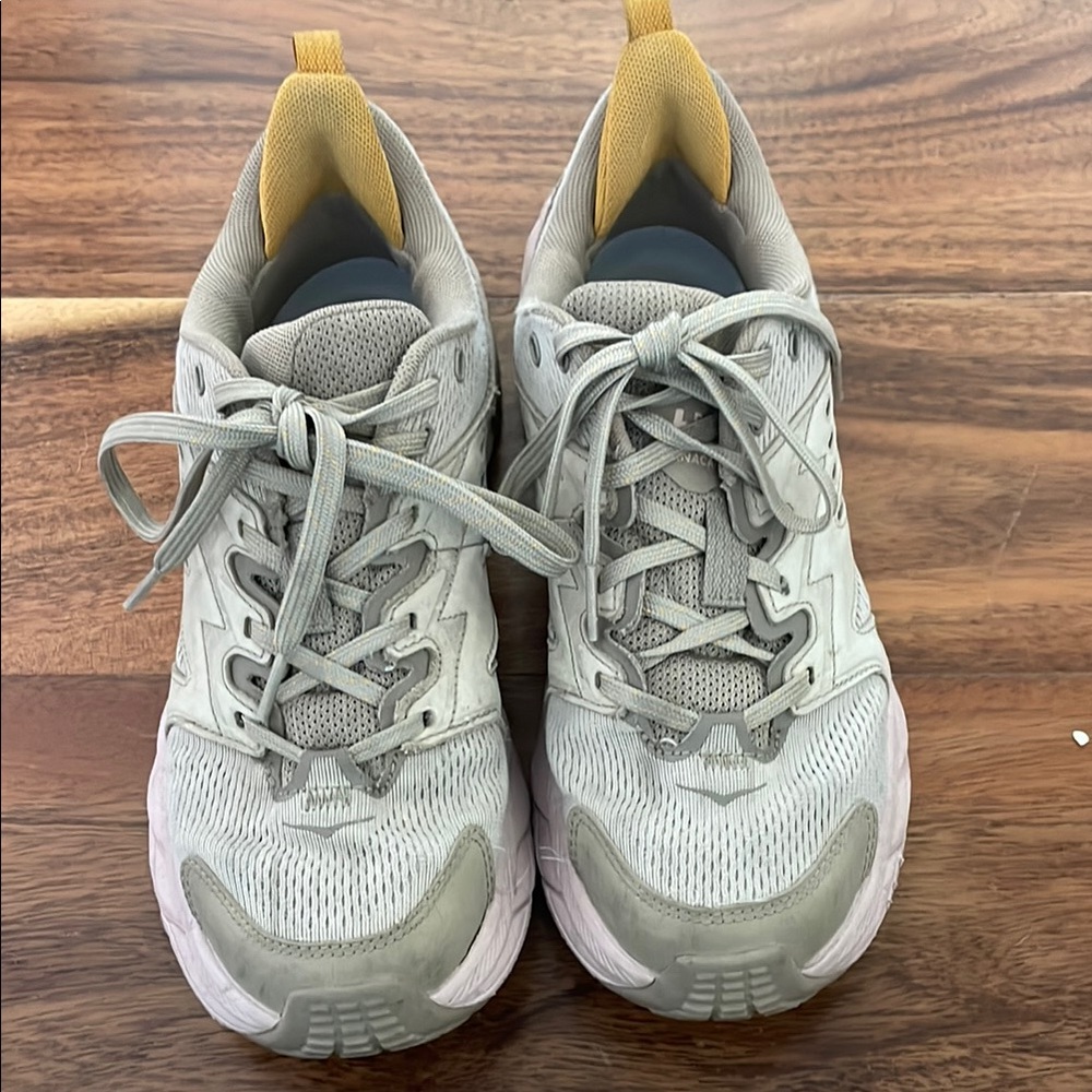 Hoka Gray Athletic Shoes